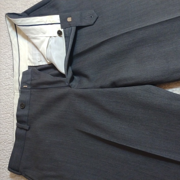 Brooks Brothers Madison Fit Mid Gray Worsted Wool Pants38 - 28